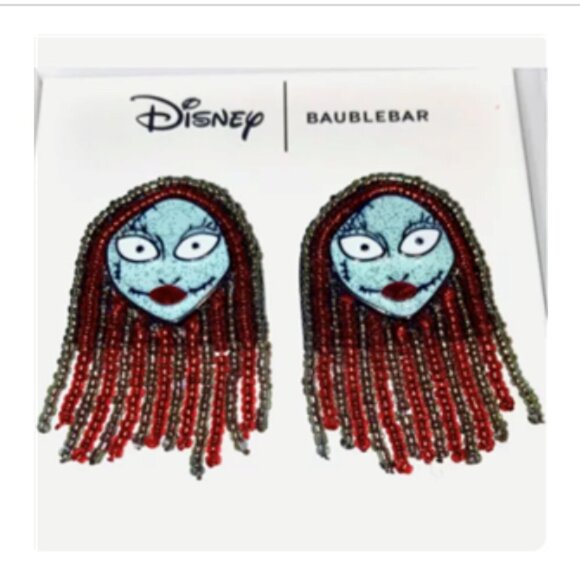 Disney X Baublebar Jack & Sally Stud Earrings Sets Nightmare Before Christmas - Picture 3 of 4